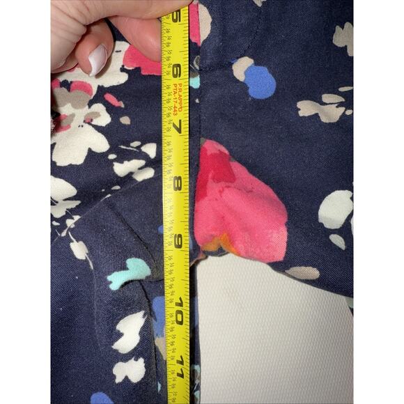 Merona Floral Stretch Ankle Dress Pants - Size 8 - Picture 6 of 8